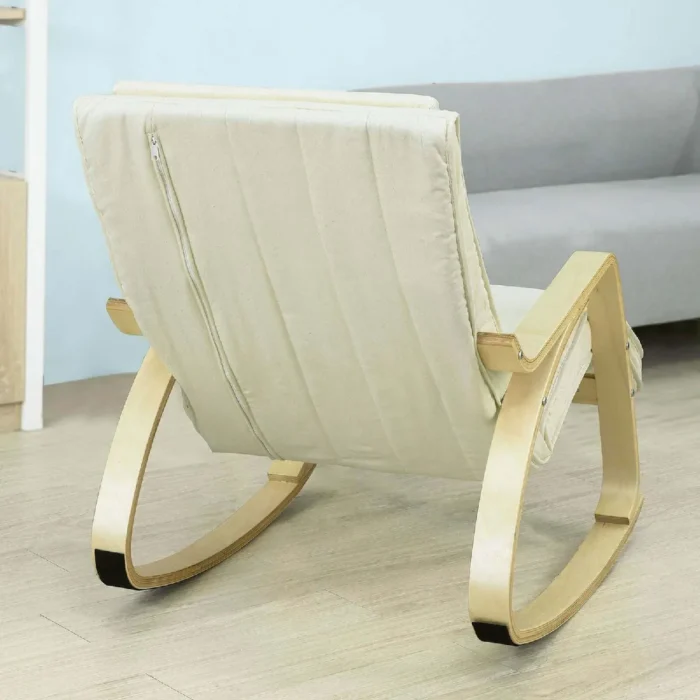 SoBuy Fauteuil à bascule FST16-W – Image 2