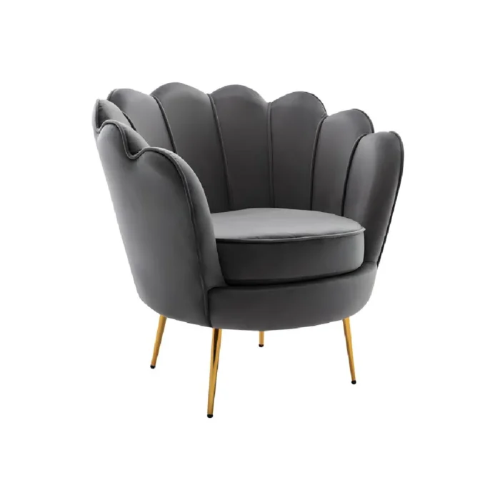 Pascal Morabito Canapé DANDELION - Velours anthracite – Image 2